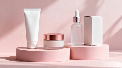 Soft Pastel Cosmetic Mockup Set