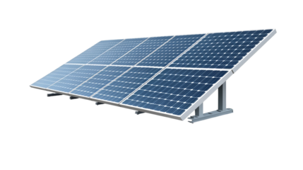 Solar panel array, capturing clean and renewable energy from the suns rays