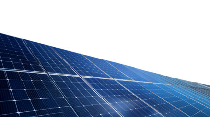 Solar panel array, highlighting the importance of renewable energy for a sustainable future