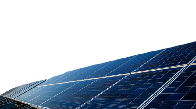 Close up of solar panels, a sustainable energy source for a cleaner planet