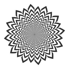 Chevron Arrow Pattern. Black and white Alternating stripes. Design element. Abstract background. Vector illustration.