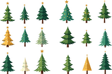 Festive Christmas trees bring holiday cheer