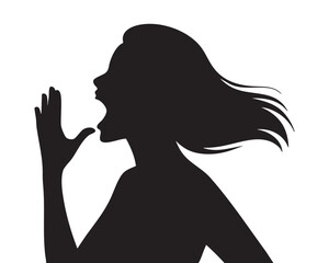 Stop Abuse Awareness Silhouette