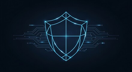 Digital shield with circuit board pattern protecting data from cyber attack