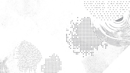 Abstract halftone dotted background. Grunge background of black and white. 