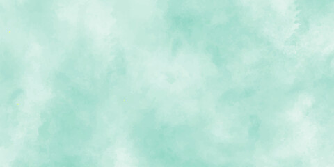 Blue watercolor paint texture on aged sky blue grunge paper for vintage wall surface design