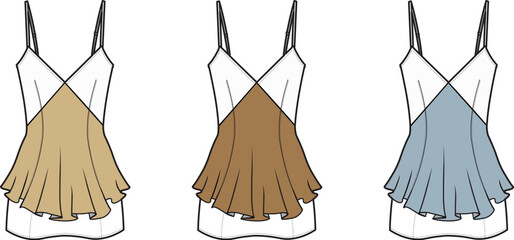 Fashionable Women's Top Design Stylish Collection of Tank Tops for Casual Wear and Summer Outfits