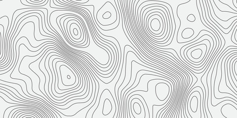 Abstract topographic contour pattern with smooth flowing lines on a clean white background. Minimalist geometric texture suitable for modern design, mapping concepts, wallpapers, and digital graphics.