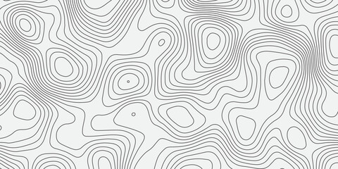 Abstract topographic contour pattern with smooth flowing lines on a clean white background. Minimalist geometric texture suitable for modern design, mapping concepts, wallpapers, and digital graphics.