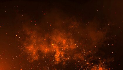 Intense Glowing Sparks Texture