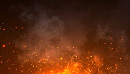 Intense Glowing Sparks Texture