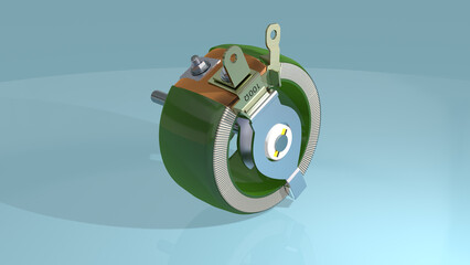 レトロ電子部品シリーズ（レオスタット）リファレンスオブジェクト無し