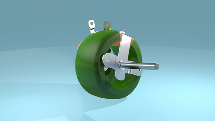 レトロ電子部品シリーズ（レオスタット）リファレンスオブジェクト無し