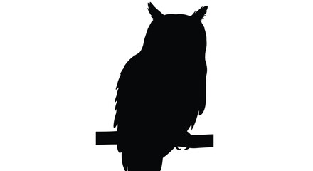 Abstract geometric silhouette design with vibrant color accents and text elements