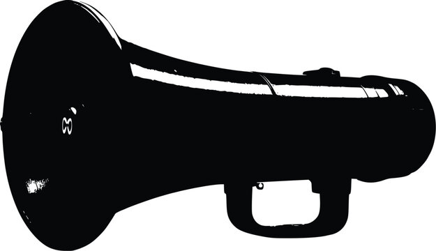 Black megaphone