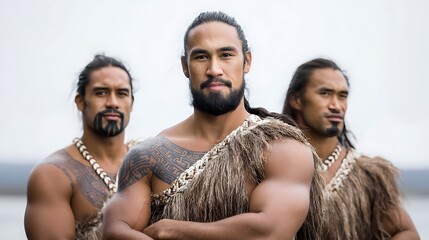 Maori warriors men on Waitangi Day, the national day of New Zealand, marks the anniversary of the 1840 Treaty of Waitangi