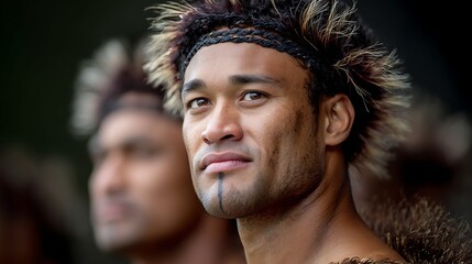 Maori warriors men on Waitangi Day, the national day of New Zealand, marks the anniversary of the 1840 Treaty of Waitangi