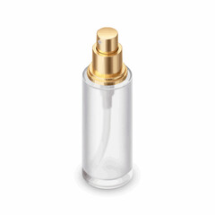 perfume bottle isolated on white