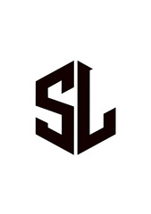 Modern minimalist monogram logo S
