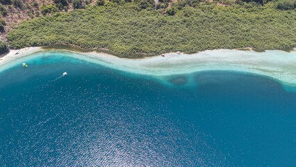 Jump into the sweet water lake called Kournas which is located at the island of Crete