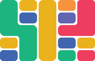 Abstract vector graphic design element for creative projects