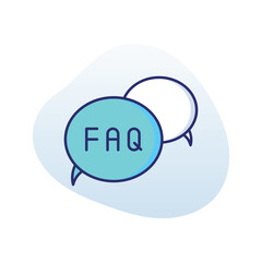 Faq vector icon