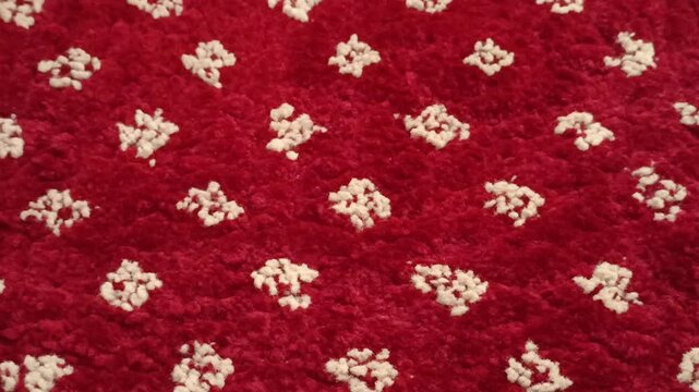 red carpet fabric texture in the mosques