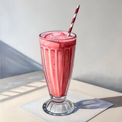 Mango Cocktail in Different Glasses with Lemon Twist