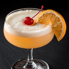 Refreshing Summer Cocktail with Citrus Garnish