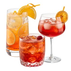 Peach Bellini in Champagne Flute with Fresh Peach