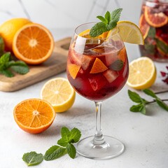 Elegant Pink Cosmopolitan Martini