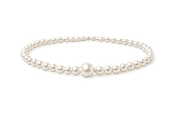 Elegant pearl necklace luxury classic jewelry accessory