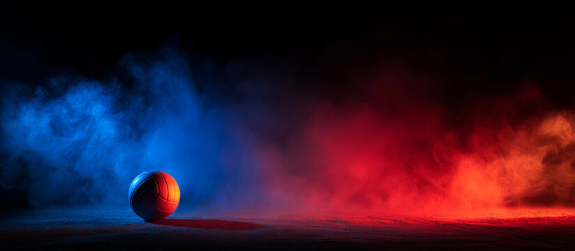 volleyball versus concept banner background