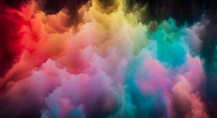Abstract Cloudscape of Vibrant Colors and Dynamic Forms a Digital Rendering of Ethereal Beauty for A.jpg