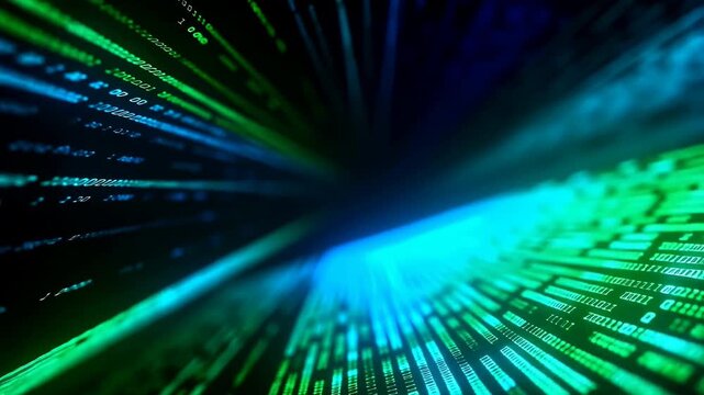 This clip showcases vibrant digital tunnels filled with flowing lines and bright colors. The transitions create a mesmerizing effect that draws viewers into a captivating experience.