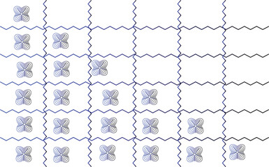 seamless pattern with blue circles