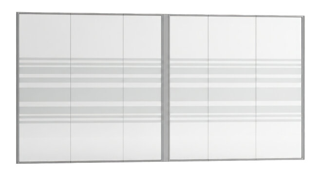 Whiteboard with Horizontal and Vertical Lines for Planning and Organization.