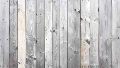 Close-up of vertical, weathered wooden boards in shades of gray and beige, creating a textured, rustic surface