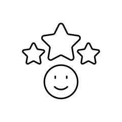 Satisfaction  vector icon