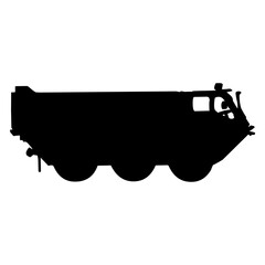 Military Vehicle Silhouette