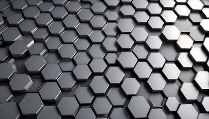Close up of a pattern of hexagons