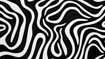 Zebra Stripes Seamless Pattern