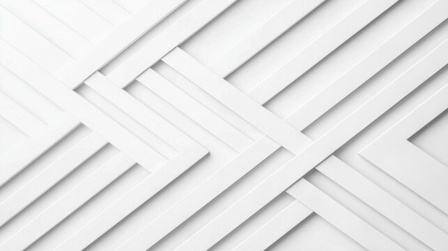 A white geometric pattern on a white background.