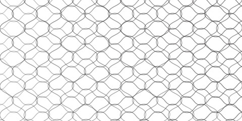 Fototapeta premium Curved net pattern. Seamless design for sportswear or equipment like soccer goals, volleyball nets, modern.