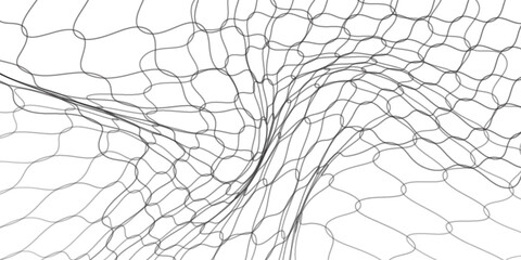 Curved net pattern. Seamless design for sportswear or equipment like soccer goals, volleyball nets, modern. © Rohmatul