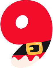 Santa Claus Number 9 Letter