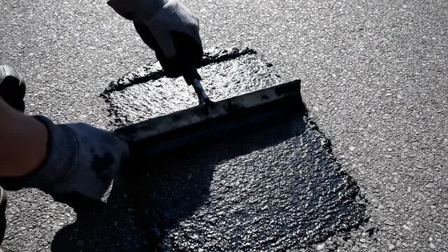 Asphalt Repair Paving Spreader Road Maintenance