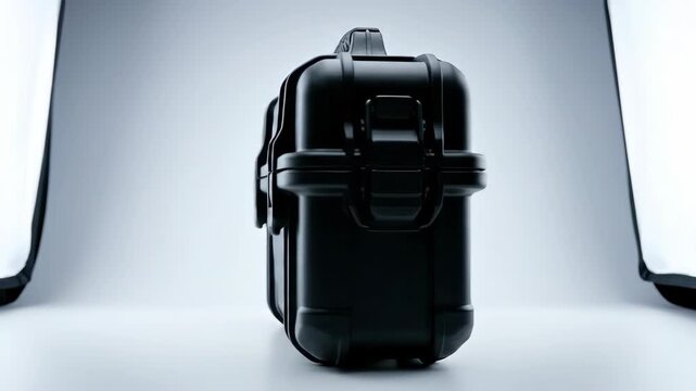 Protective Hard Case, Black Equipment Case, Waterproof Storage
