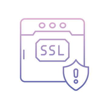 Ssl Certificate vector icon