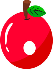 Apple Alphabet O Letter